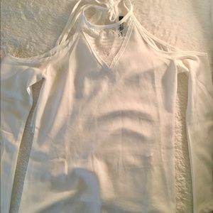 White off the shoulder top